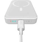 Изображение Внешний аккумулятор Power Bank Baseus (PPCX070002) Magnetic Mini Wireless + USB Fast 10000mAh White #2 Фото Внешний аккумулятор Power Bank Baseus (PPCX070002) Magnetic Mini Wireless + USB Fast 10000mAh White #2