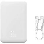 Изображение Внешний аккумулятор Power Bank Baseus (PPCX070002) Magnetic Mini Wireless + USB Fast 10000mAh White #7 Фото Внешний аккумулятор Power Bank Baseus (PPCX070002) Magnetic Mini Wireless + USB Fast 10000mAh White #7