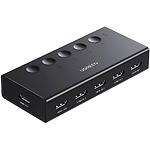 Разветвитель UGREEN (UGR-90512) 5 in ->1 out HDMI Splitter Black, до 4K 60Hz - фото