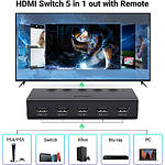Изображение Разветвитель UGREEN (UGR-90512) 5 in ->1 out HDMI Splitter Black, до 4K 60Hz #2 Фото Разветвитель UGREEN (UGR-90512) 5 in ->1 out HDMI Splitter Black, до 4K 60Hz #2