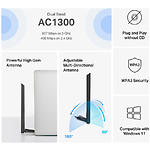 Изображение Адаптер сетевой Mercusys MA30H, USB Dual Band WiFi AC1300, антенна #3 Фото Адаптер сетевой Mercusys MA30H, USB Dual Band WiFi AC1300, антенна #3