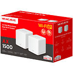 Изображение Маршрутизатор/Mesh-система Mercusys Halo H60X 2-pack WiFi, AX1500, 2.4/5 ГГц #2 Фото Маршрутизатор/Mesh-система Mercusys Halo H60X 2-pack WiFi, AX1500, 2.4/5 ГГц #2