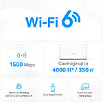Изображение Маршрутизатор/Mesh-система Mercusys Halo H60X 2-pack WiFi, AX1500, 2.4/5 ГГц #3 Фото Маршрутизатор/Mesh-система Mercusys Halo H60X 2-pack WiFi, AX1500, 2.4/5 ГГц #3