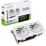 Изображение Видеокарта ASUS GeForce RTX4060 Ti 8GB (DUAL-RTX4060TI-O8G-EVO-WHITE) Фото Видеокарта ASUS GeForce RTX4060 Ti 8GB (DUAL-RTX4060TI-O8G-EVO-WHITE)
