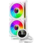 Изображение Cooler CPU GAMEMAX IceBurg 240 Digital WH, СВО Фото Cooler CPU GAMEMAX IceBurg 240 Digital WH, СВО
