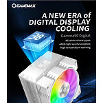 Фото Cooler CPU GAMEMAX Gamma 90 Digital WH, LGA1700/1366/1200/115X/AM5/AM4, TDP 150W #6
