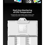 Фото Cooler CPU GAMEMAX Gamma 90 Digital WH, LGA1700/1366/1200/115X/AM5/AM4, TDP 150W #7