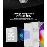Фото Cooler CPU GAMEMAX Gamma 90 Digital WH, LGA1700/1366/1200/115X/AM5/AM4, TDP 150W #8