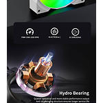 Фото Cooler CPU GAMEMAX Gamma 90 Digital WH, LGA1700/1366/1200/115X/AM5/AM4, TDP 150W #11