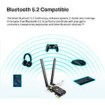 Изображение Сетевая карта TP-Link Archer TX20E, WiFi 6, 802.11ax/ac/n, Bluetooth 5.2, AX1800, PCI-E #4 Фото Сетевая карта TP-Link Archer TX20E, WiFi 6, 802.11ax/ac/n, Bluetooth 5.2, AX1800, PCI-E #4
