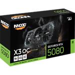 Изображение Видеокарта Inno3D GeForce RTX 5080 16GB X3 OC (N50803-16D7X-17603930) #2 Фото Видеокарта Inno3D GeForce RTX 5080 16GB X3 OC (N50803-16D7X-17603930) #2