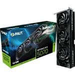 Видеокарта Palit GeForce RTX 5070 12GB Infinity 3 GDDR7 (NE75070019K9-GB2050S) - фото