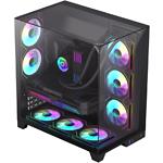 Изображение Корпус GAMEMAX Infinity Plus BK, Tempered Glass, без БП Фото Корпус GAMEMAX Infinity Plus BK, Tempered Glass, без БП