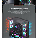 Изображение Корпус GAMEMAX Infinity Plus BK, Tempered Glass, без БП #13 Фото Корпус GAMEMAX Infinity Plus BK, Tempered Glass, без БП #13