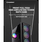 Изображение Корпус GAMEMAX Defender MB, Mesh, Tempered Glass, без БП, Micro-ATX #12 Фото Корпус GAMEMAX Defender MB, Mesh, Tempered Glass, без БП, Micro-ATX #12
