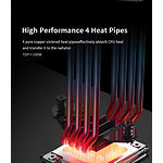 Фото Cooler CPU GAMEMAX Gamma 90 Digital BK, LGA1700/1366/1200/115X/AM5/AM4, TDP 150W #9