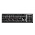 Изображение Клавиатура Maxxter KBW-01G-UA беспроводная, аккумулятор, тихая, Wireless, black+grey Фото Клавиатура Maxxter KBW-01G-UA беспроводная, аккумулятор, тихая, Wireless, black+grey