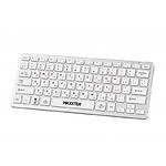 Фото Клавиатура Maxxter KBW-C01S-UA беспроводная, аккумулятор, тихая, Wireless, silver #1