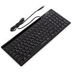 Изображение Клавиатура A4Tech FX70 Black проводная, USB, тихая, ножничные переключатели Fstyler #3 Фото Клавиатура A4Tech FX70 Black проводная, USB, тихая, ножничные переключатели Fstyler #3