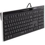 Изображение Клавиатура A4Tech FX72 Black проводная, USB, тихая, ножничные переключатели Fstyler #1 Фото Клавиатура A4Tech FX72 Black проводная, USB, тихая, ножничные переключатели Fstyler #1