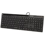 Изображение Клавиатура A4Tech FX72 Black проводная, USB, тихая, ножничные переключатели Fstyler #2 Фото Клавиатура A4Tech FX72 Black проводная, USB, тихая, ножничные переключатели Fstyler #2