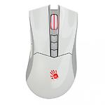 Изображение Мышка A4tech Bloody R90 Plus Greyish White игровая беспроводная, аккумулятор Фото Мышка A4tech Bloody R90 Plus Greyish White игровая беспроводная, аккумулятор