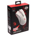 Изображение Мышка A4tech Bloody R90 Plus Greyish White игровая беспроводная, аккумулятор #10 Фото Мышка A4tech Bloody R90 Plus Greyish White игровая беспроводная, аккумулятор #10