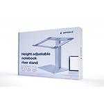 Изображение Подставка под ноутбук Gembird NBS-D1-02 до 15.6", регулируемая, алюминий #13 Фото Подставка под ноутбук Gembird NBS-D1-02 до 15.6", регулируемая, алюминий #13