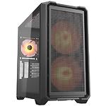 Изображение Корпус Cougar MX600 Mini RGB Black, стеклянное окно, без БП Фото Корпус Cougar MX600 Mini RGB Black, стеклянное окно, без БП