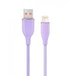 Изображение Кабель Cablexpert CC-USB2S-AM8PM-1.5M-P USB-A/Lightning, 1.5м, 2.1 А, purple Фото Кабель Cablexpert CC-USB2S-AM8PM-1.5M-P USB-A/Lightning, 1.5м, 2.1 А, purple
