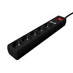 Изображение Фильтр-удлинитель сетевой EnerGenie SPG5-U2-5-02, 1.5м, USB зарядка 2А, Black #2 Фото Фильтр-удлинитель сетевой EnerGenie SPG5-U2-5-02, 1.5м, USB зарядка 2А, Black #2