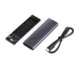 Изображение HDD Rack Maxxter EHDE-2280S-01 Внешний карман для M2 NVMe M-key, металл, черный #2 Фото HDD Rack Maxxter EHDE-2280S-01 Внешний карман для M2 NVMe M-key, металл, черный #2