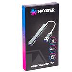 Изображение Концентратор HUB USB 3.0 Maxxter HU3A-4P-03, USB-A --> 1xUSB-A 3.0, 1xUSB-A 2.0, 2xUSB-C #3 Фото Концентратор HUB USB 3.0 Maxxter HU3A-4P-03, USB-A --> 1xUSB-A 3.0, 1xUSB-A 2.0, 2xUSB-C #3