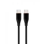 фото Кабель Cablexpert CC-USB2S-CMCM-1.5M-BK, USB 2.0 Type-C/Type-C, 60W/3А, 1.5m, black