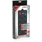 Изображение Фильтр-удлинитель сетевой REAL-EL RS-Protect 805 1.8m Black (EL122300042) 8 розеток #1 Фото Фильтр-удлинитель сетевой REAL-EL RS-Protect 805 1.8m Black (EL122300042) 8 розеток #1