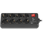Изображение Фильтр-удлинитель сетевой REAL-EL RS-Protect 805 3m Black (EL122300043) 8 розеток #6 Фото Фильтр-удлинитель сетевой REAL-EL RS-Protect 805 3m Black (EL122300043) 8 розеток #6