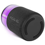 Изображение REAL-EL X-705 Black (EL121600024), портативная система 5 Вт, Li-Ion аккум, USB, BT, RGB, IPX3, TWS #5 Фото REAL-EL X-705 Black (EL121600024), портативная система 5 Вт, Li-Ion аккум, USB, BT, RGB, IPX3, TWS #5
