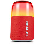 Изображение REAL-EL X-705 Red (EL121600025), портативная система 5 Вт, Li-Ion аккум, USB, BT, RGB, IPX3, TWS #6 Фото REAL-EL X-705 Red (EL121600025), портативная система 5 Вт, Li-Ion аккум, USB, BT, RGB, IPX3, TWS #6