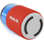 Изображение REAL-EL X-705 Red (EL121600025), портативная система 5 Вт, Li-Ion аккум, USB, BT, RGB, IPX3, TWS #4 Фото REAL-EL X-705 Red (EL121600025), портативная система 5 Вт, Li-Ion аккум, USB, BT, RGB, IPX3, TWS #4