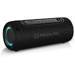 Фото REAL-EL X-715 Black (EL121600027), портативная система 2x5 Вт, Li-Ion аккум, USB, BT, RGB, IPX5, TWS