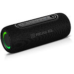 Фото REAL-EL X-715 Black (EL121600027), портативная система 2x5 Вт, Li-Ion аккум, USB, BT, RGB, IPX5, TWS #6