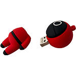 Фото USB Flash 16Gb Wibrand Squid Game Red (WI2.0/SG16R) #3
