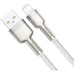 Фото Кабель Baseus CALJK-B02 Cafule USB/Lightning 2м White 2.4A #2