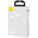 Фото Кабель Baseus CALYS-C02 Superior USB-A/Lightning 2м White 2.4A #1
