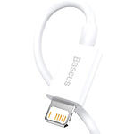Фото Кабель Baseus CALYS-C02 Superior USB-A/Lightning 2м White 2.4A #3