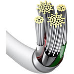 Фото Кабель Baseus CALYS-C02 Superior USB-A/Lightning 2м White 2.4A #5