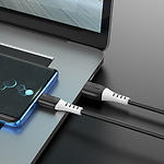 Фото Кабель HOCO X82 Black (6931474768575) USB/Type-C, 1м, 3A, silicone #2