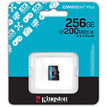 Фото microSD XC 256 GB Kingston Canvas Go! Plus U3 A2 V30 C10 (SDCG4/256GBSP) R200/W160MB/s без адаптера #1