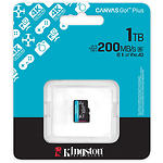 Изображение microSD XC 1TB Kingston Canvas Go! Plus U3 A2 V30 C10 (SDCG4/1TBSP) R200/W160MB/s + без адаптера #1 Фото microSD XC 1TB Kingston Canvas Go! Plus U3 A2 V30 C10 (SDCG4/1TBSP) R200/W160MB/s + без адаптера #1
