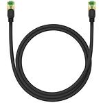 Кабель patch cord  3м FTP Black Baseus Braided Cable (B0013320C111-04) Cat.8 High Speed 40-Gigabi - фото